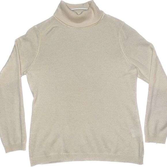 Charter Club Cream 100% cashmere - Picture 1 of 4